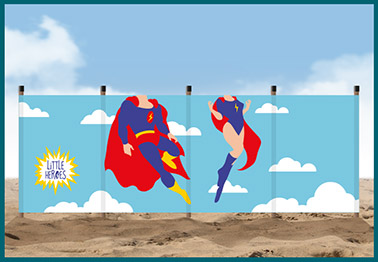 super heroes character windbreak