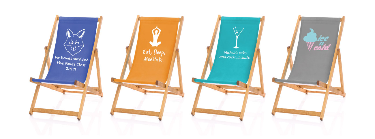 Personalised gifts Deckchairs
